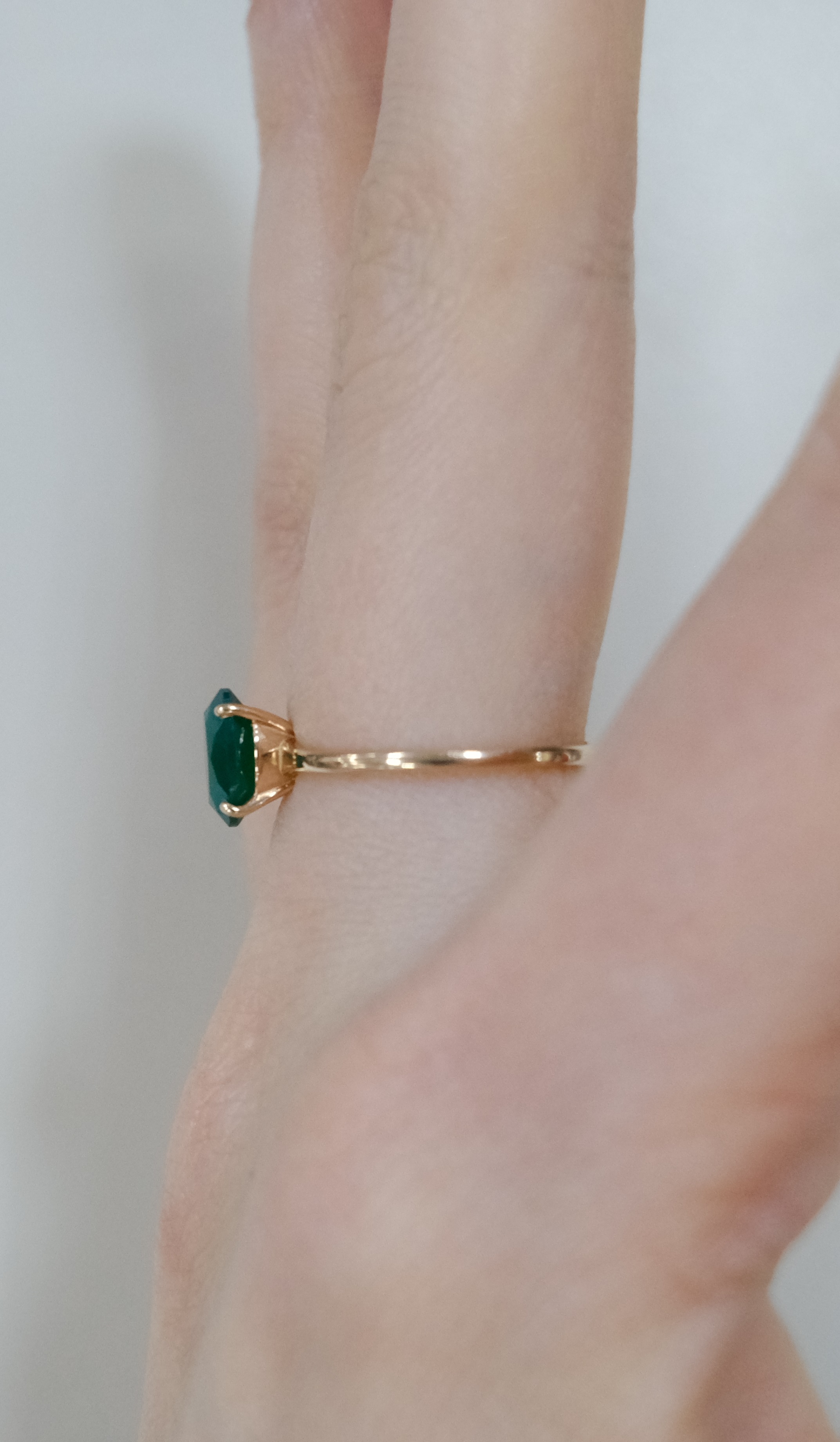Серебряное кольцо с агатом